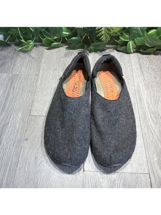 Topo Athletic Rekovr 2 Wool Comfort Slip-On Shoes Mens 11.5 Charcoal/Black READ main image 4